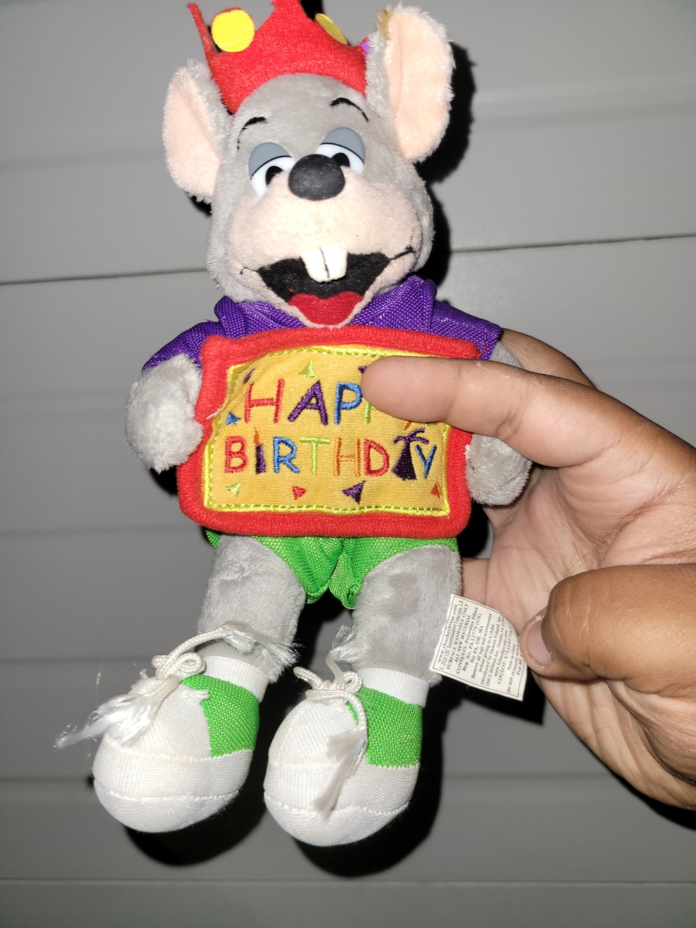 EUS Happy Birthday! Chuck E Cheese Plushie